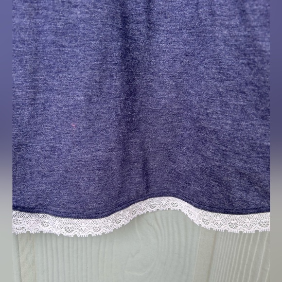 61. Lucky Brand Women’s Chambray  Blue Sleep Shirt. SIze XL - Picture 6 of 12